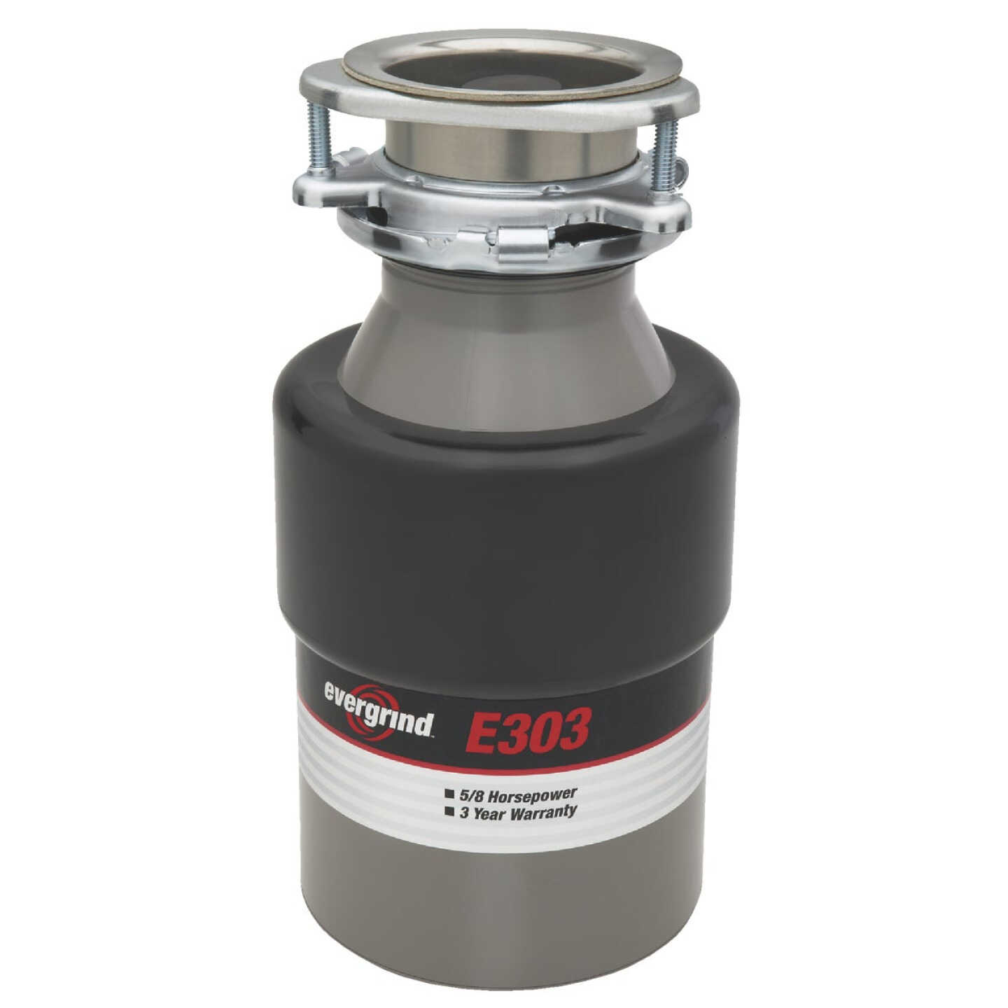 Evergrind 5/8 HP Garbage Disposer, 3 Year Warranty Image 1