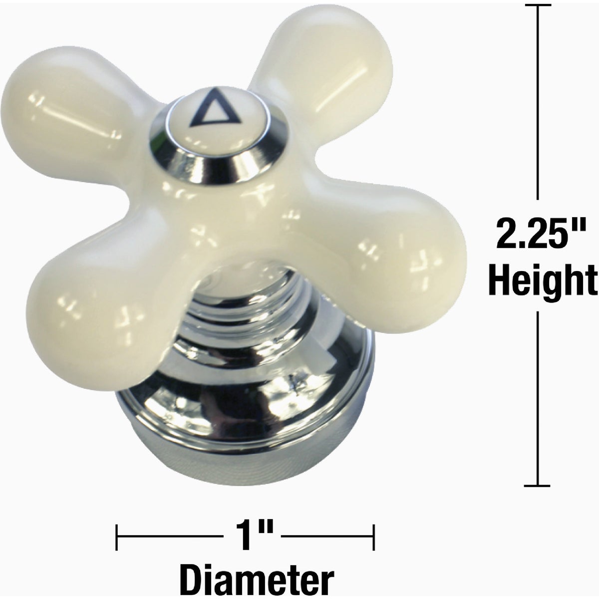 Danco Cross Replacement Chrome Faucet Handle Image 4