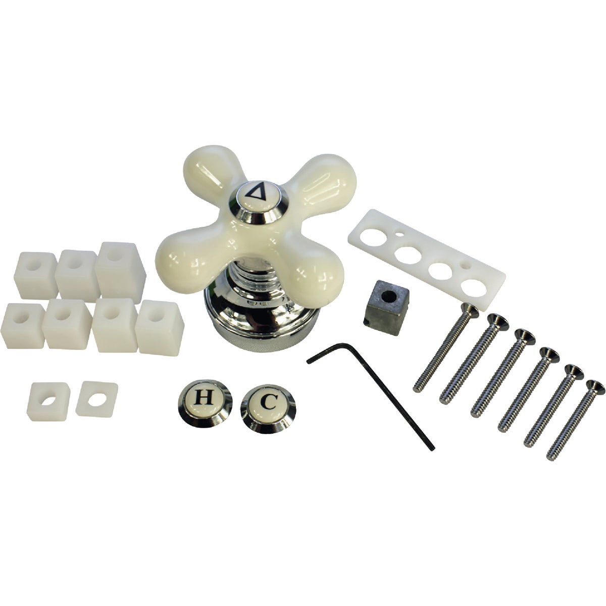 Danco Cross Replacement Chrome Faucet Handle Image 6