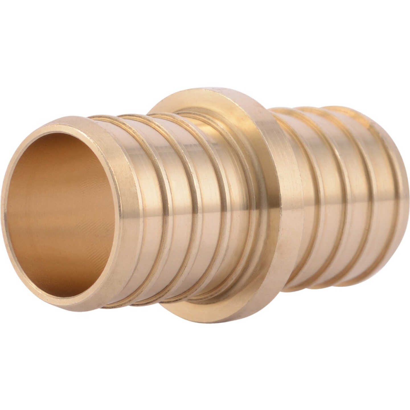 SharkBite Lead-Free Insert 1 In. Barb x 1 In. Barb Brass PEX Coupling Image 1