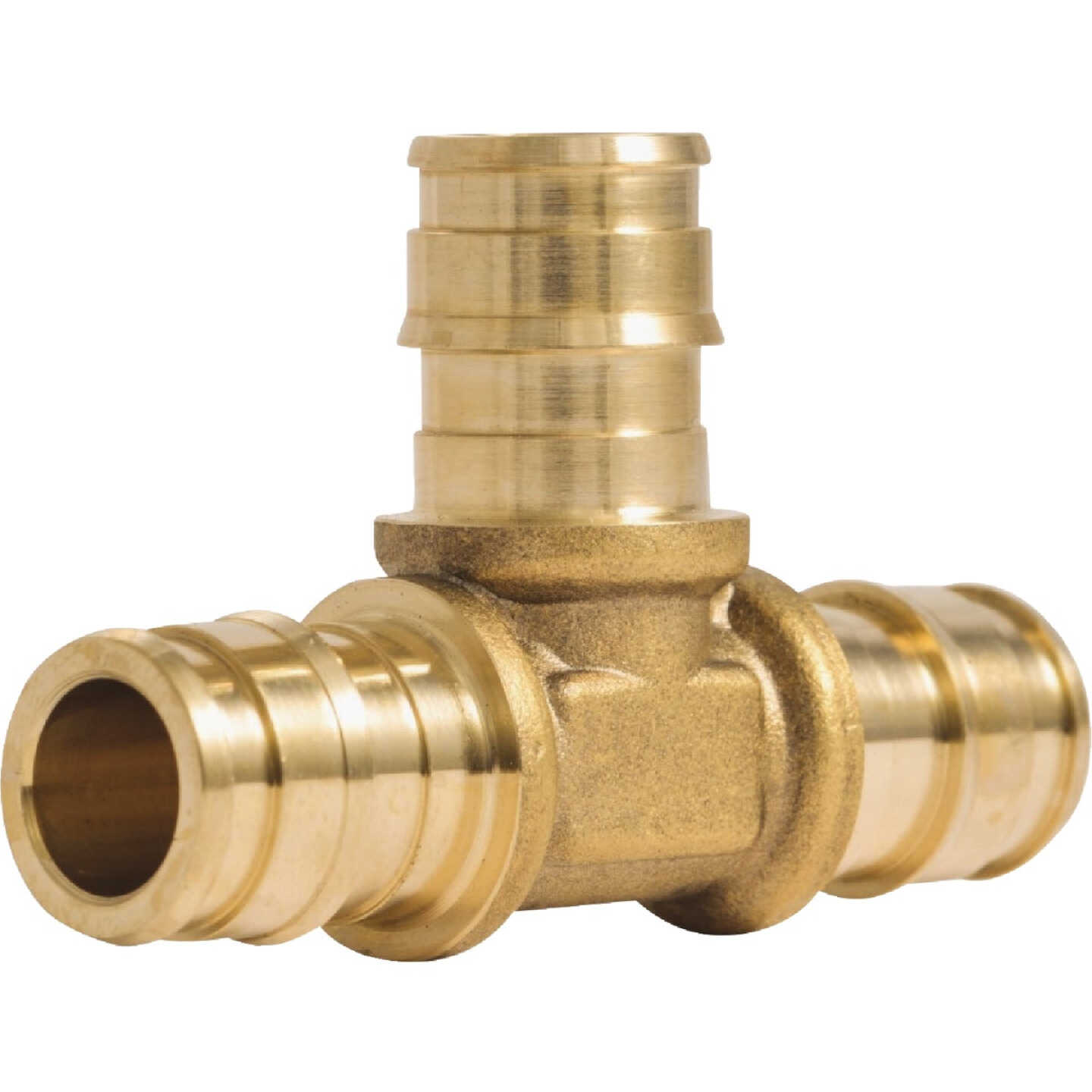 SharkBite PEX-A Brass 1/2 In. x 1/2 In. x 1/2 In. Tee Image 1