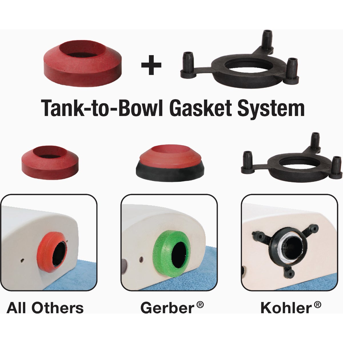 Fluidmaster PerforMAX 2 In. Universal Complete Toilet Repair Kit with Install Tools Image 8