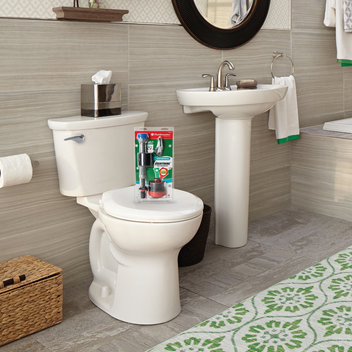 Fluidmaster PerforMAX 2 In. Universal Complete Toilet Repair Kit with Install Tools Image 7
