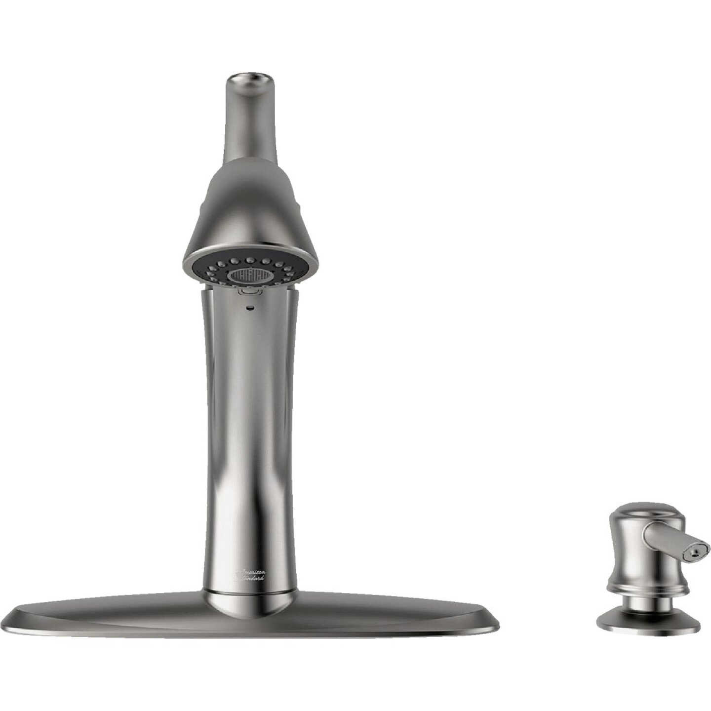 American Standard Mesa 1-Handle Lever Pull-Down Kitchen Faucet with Soap Dispenser, Stainless Steel Image 6
