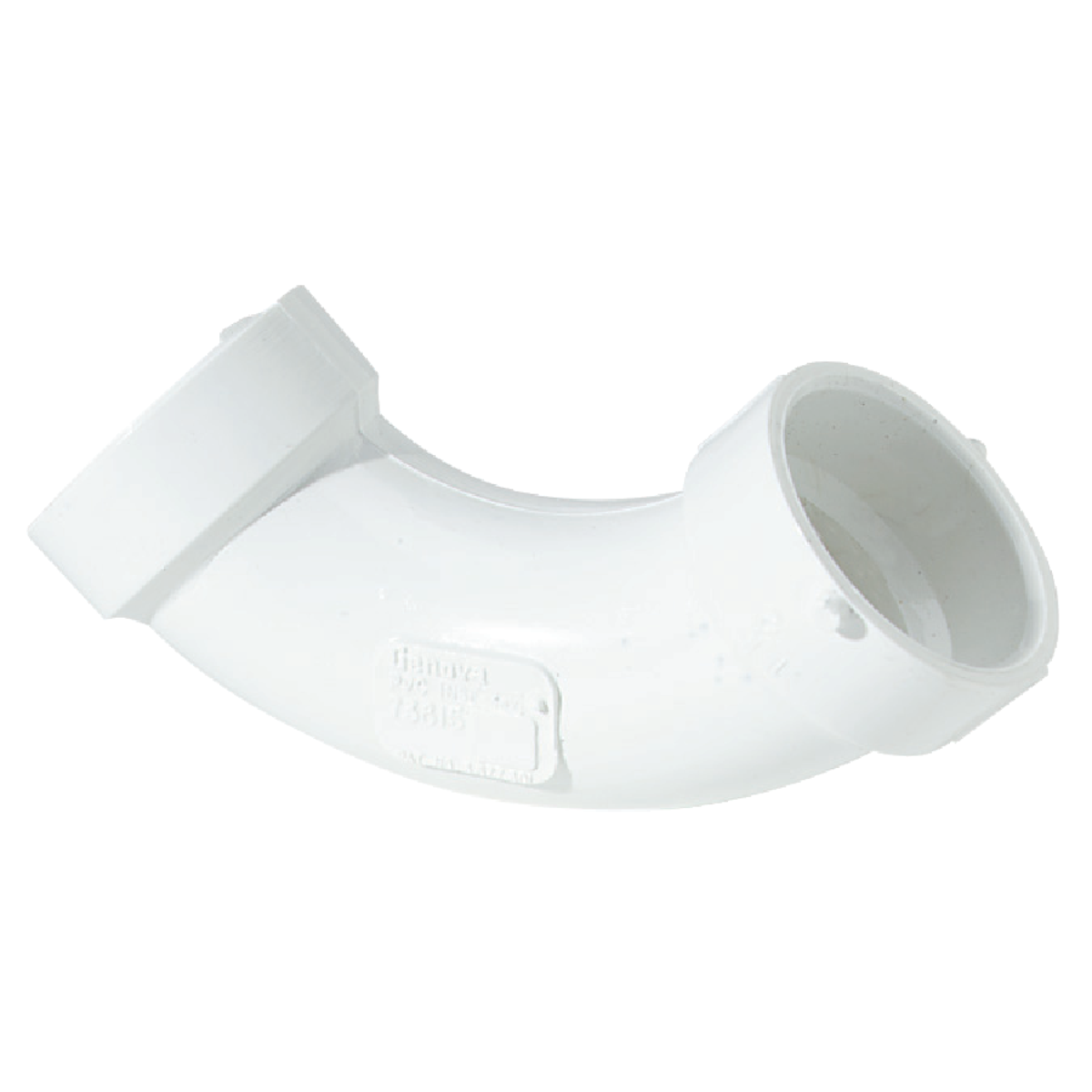 Charlotte Pipe 1-1/2 In. Schedule 40 90 Deg. Long Sweep DWV PVC Elbow (1/4 Bend)