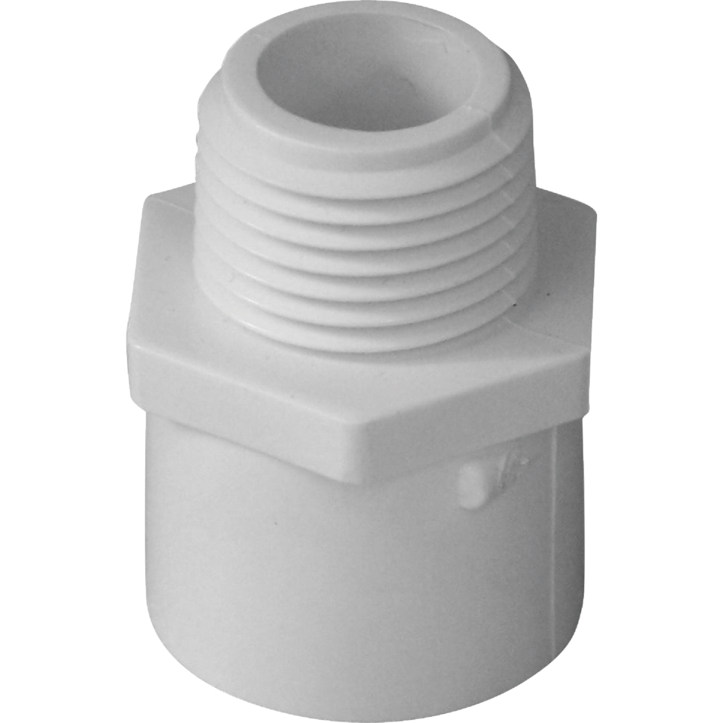 Charlotte Pipe 1 In. x 1-1/4 In. Schedule 40 Male PVC Adapter Image 1