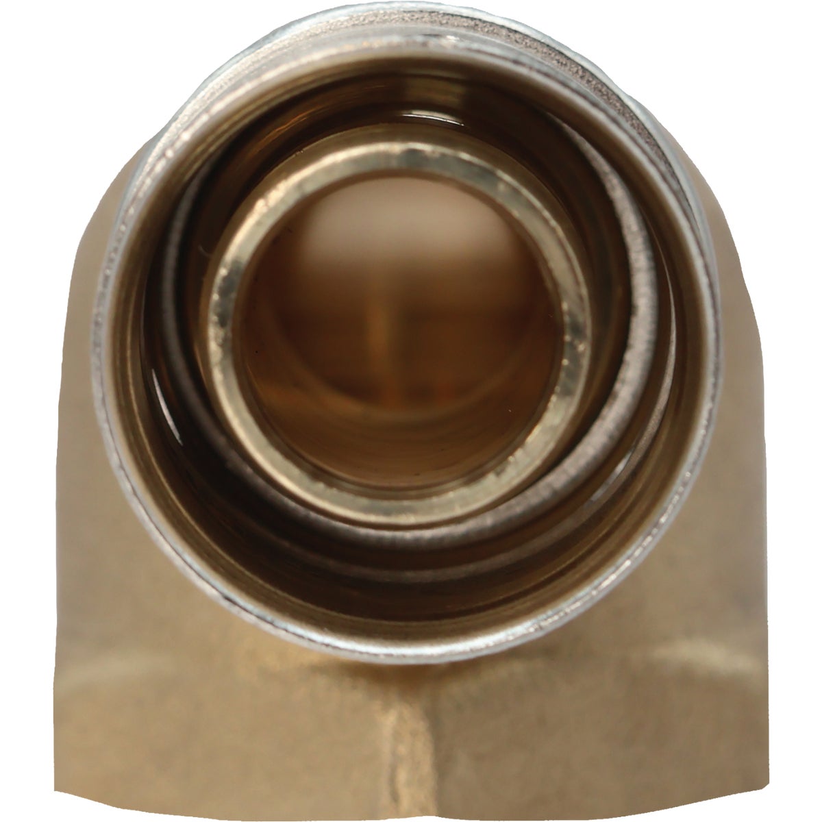 SharkBite 1/2 In. x 1/2 In. FNPT PEX Press Brass Adapter Elbow Image 4