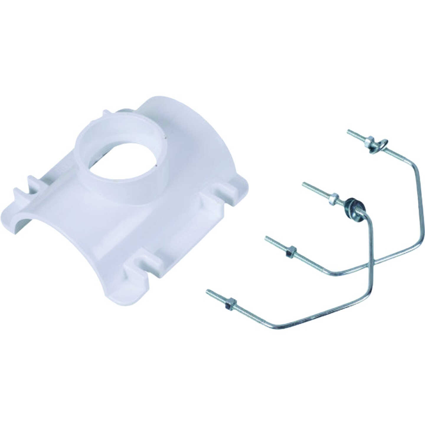 Oatey 3 In. x 2 In. Schedule 40 DWV PVC Saddle Tee Pipe Kit Image 1