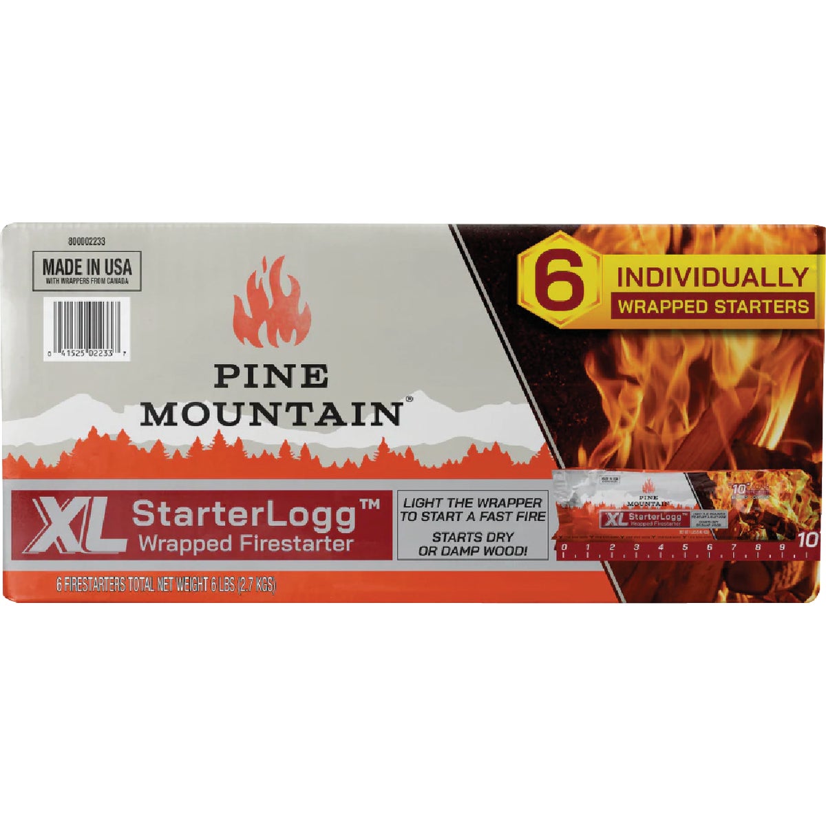 Pine Mountain XL Wrapped Starterlogg Image 2