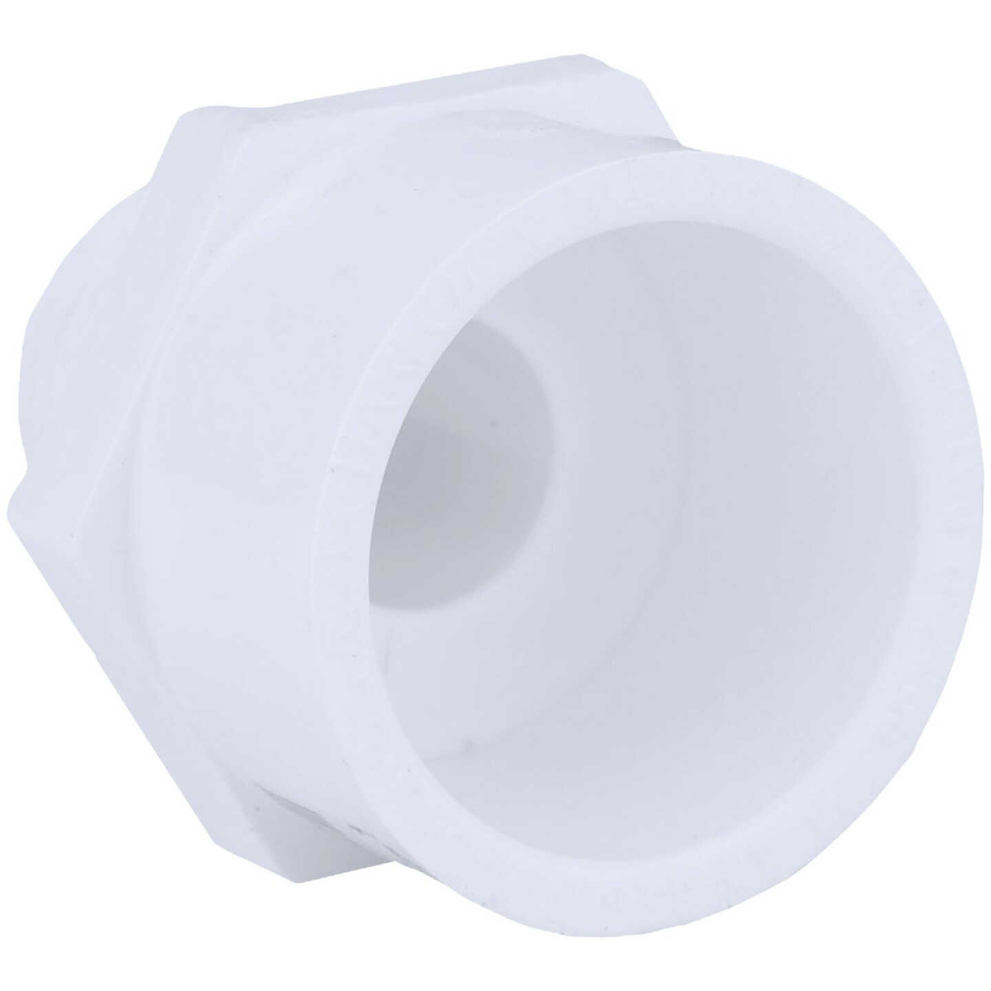 Charlotte Pipe 1-1/2 In. x 1-1/4 In. Schedule 40 Male PVC Adapter Image 1