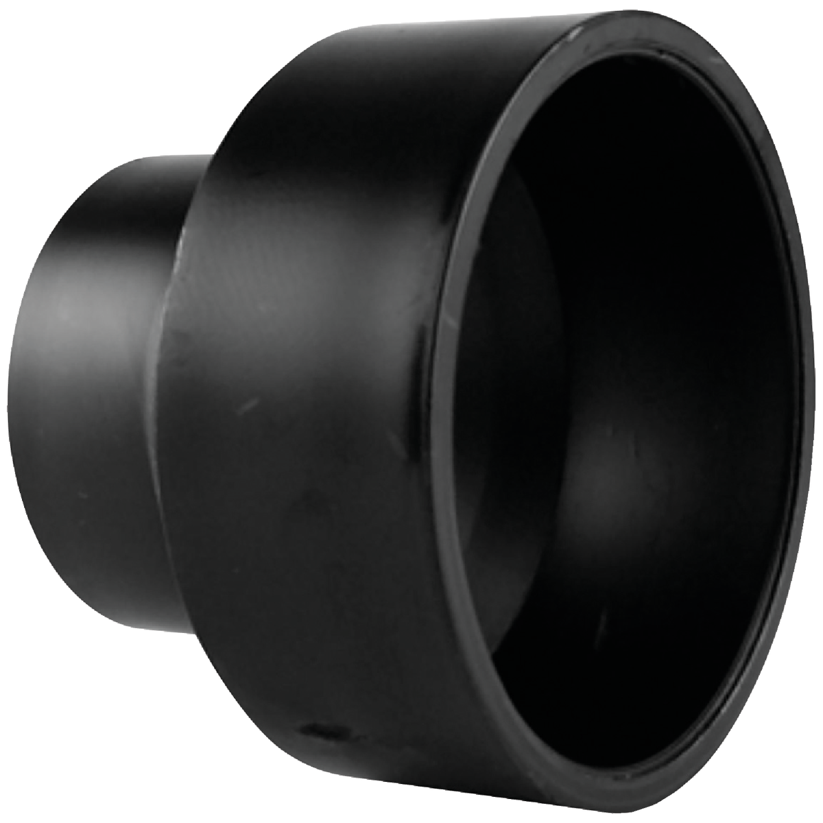 Charlotte Pipe 3 In. x 1-1/2 In. Hub x Hub Reducing ABS Coupling