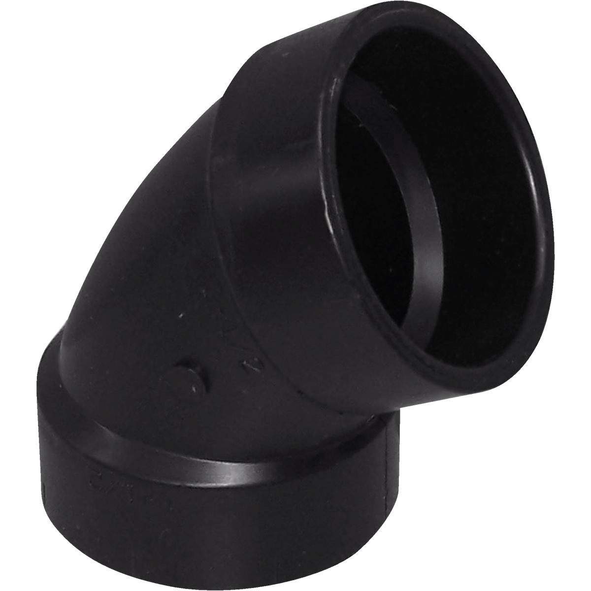 Charlotte Pipe 1-1/2 In. Hub x Hub 60 Deg. ABS Elbow (1/6 Bend)