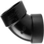 Charlotte Pipe 4 In. Hub x Hub 60 Deg. ABS Elbow (1/6 Bend) Image 1