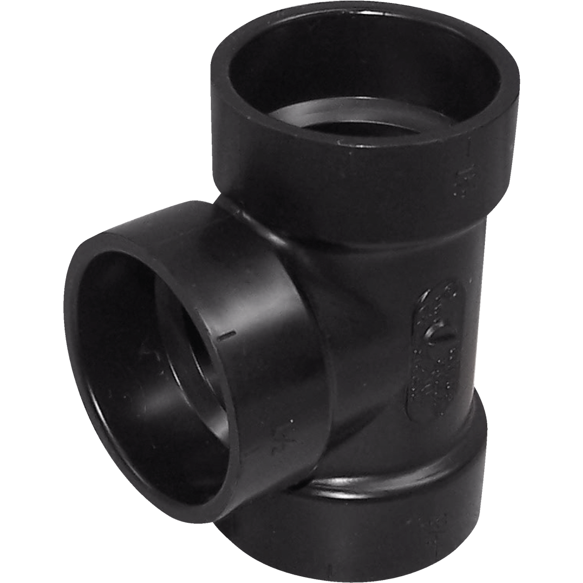Charlotte Pipe 2 In. Hub x Hub x Hub ABS Waste & Vent Tee