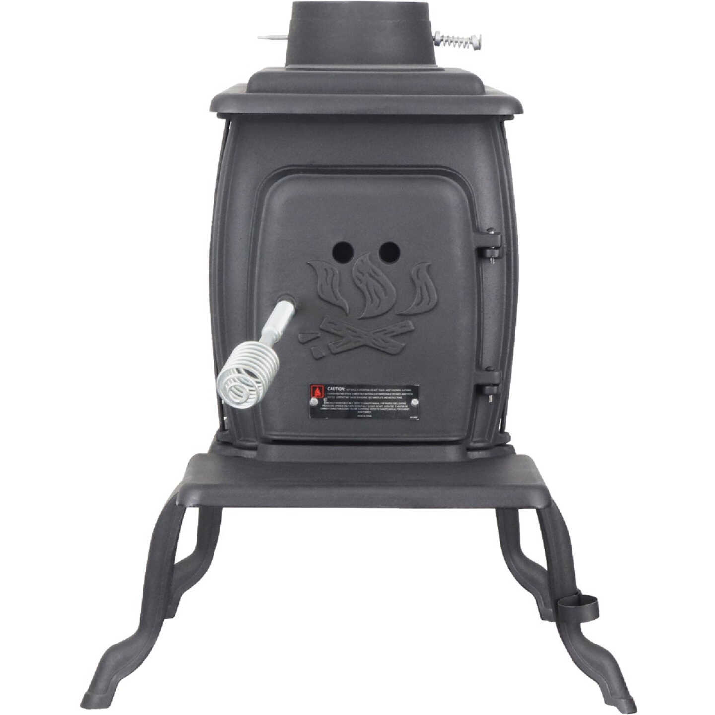 US Stove Logwood 900 Sq. Ft. Cast Iron Wood Stove Image 1