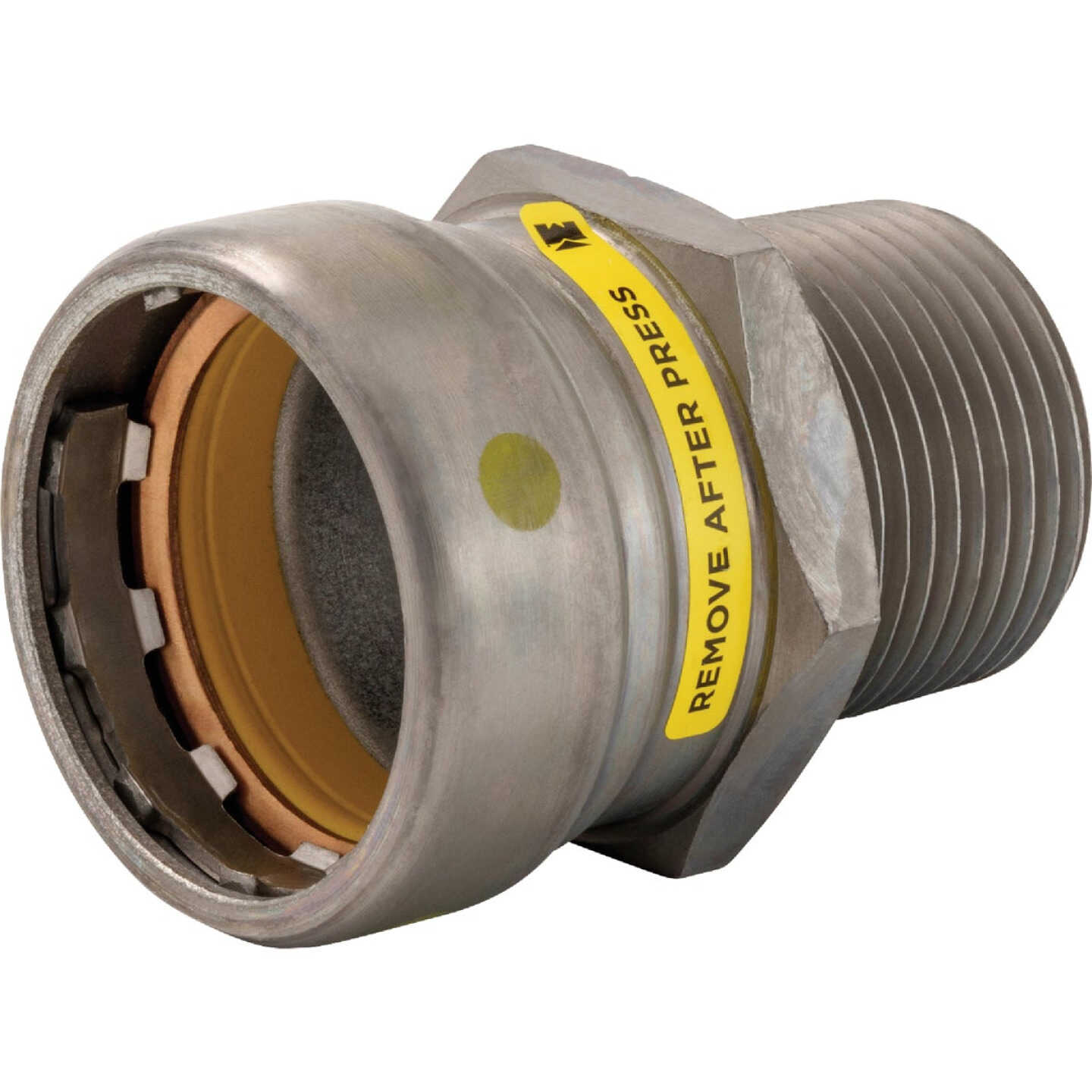 Streamline 1 In. P X M Carbon Steel Adapter Image 1