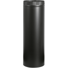 Imperial Snaplock 7 In. x 24 In. 1200 F Black Stove Pipe Image 1