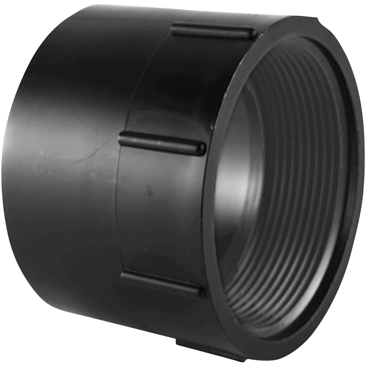Charlotte Pipe 3 In. Hub x FPT Female ABS Adapter Image 1