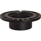 Sioux Chief 4 In. Hub ABS Open Toilet Flange with 1-Piece Plastic Ring Image 1