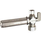 dahl 5/8 In. OD Comp (1/2 In. Nom.) x 3/8 In. OD Comp Straight Plated Supply Stop with Water Hammer Arrestor Image 1