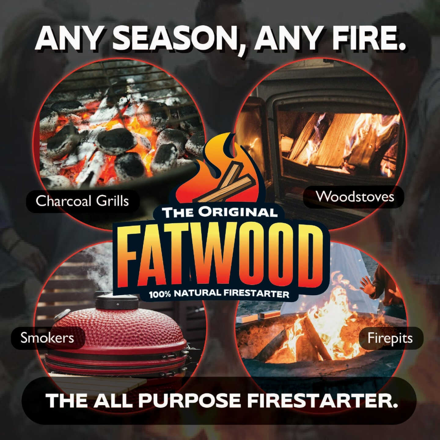 Fatwood 3 Lb. Fire Starter Image 3