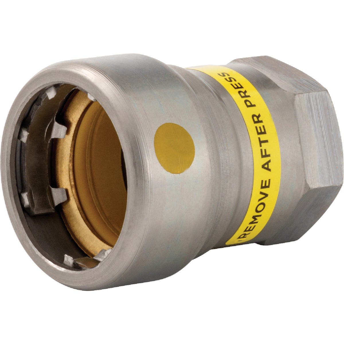 Streamline 1/2 In. P x F Carbon Steel Adapter