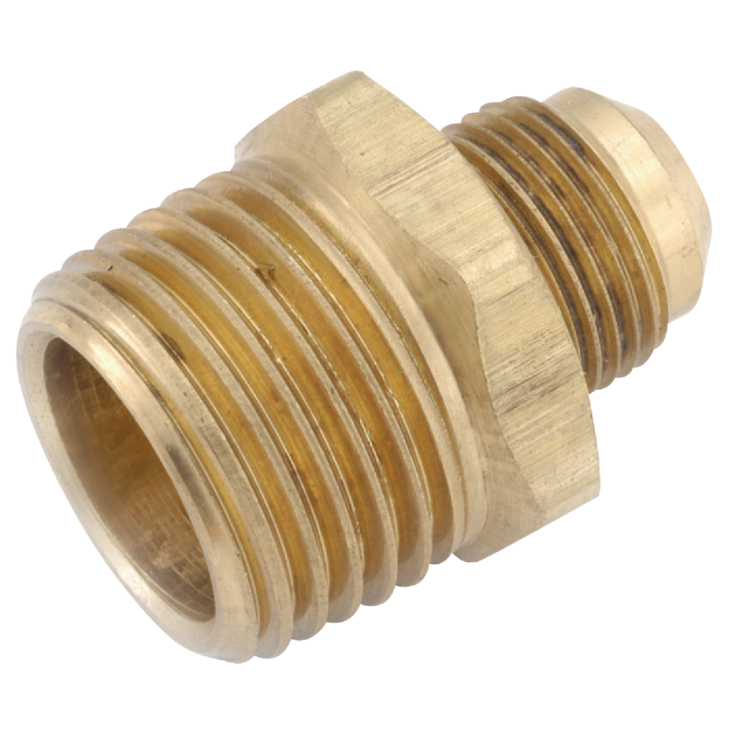 Anderson Metals 3/8 In. Flare x 1/2 In. Male Pipe Brass Flare Connector Image 1