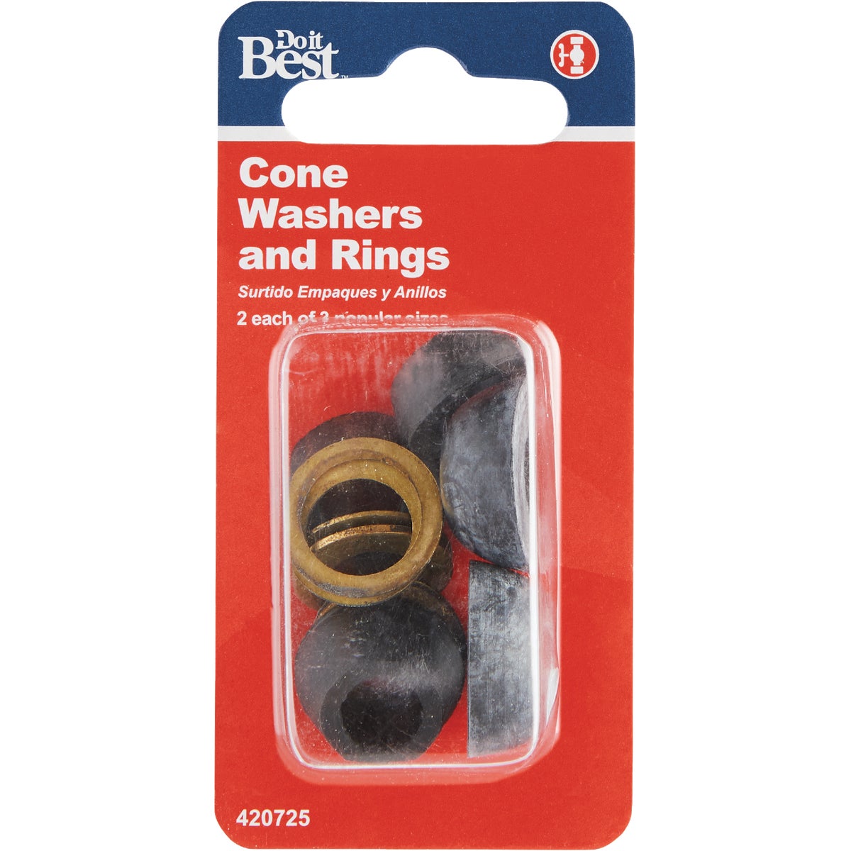 Do it Best Cone Washer and Friction Ring 12-Piece Assortment Image 2
