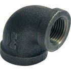 Southland 1 In. x 3/4 In. 90 Deg. Reducing Malleable Black Iron Elbow (1/4 Bend) Image 1