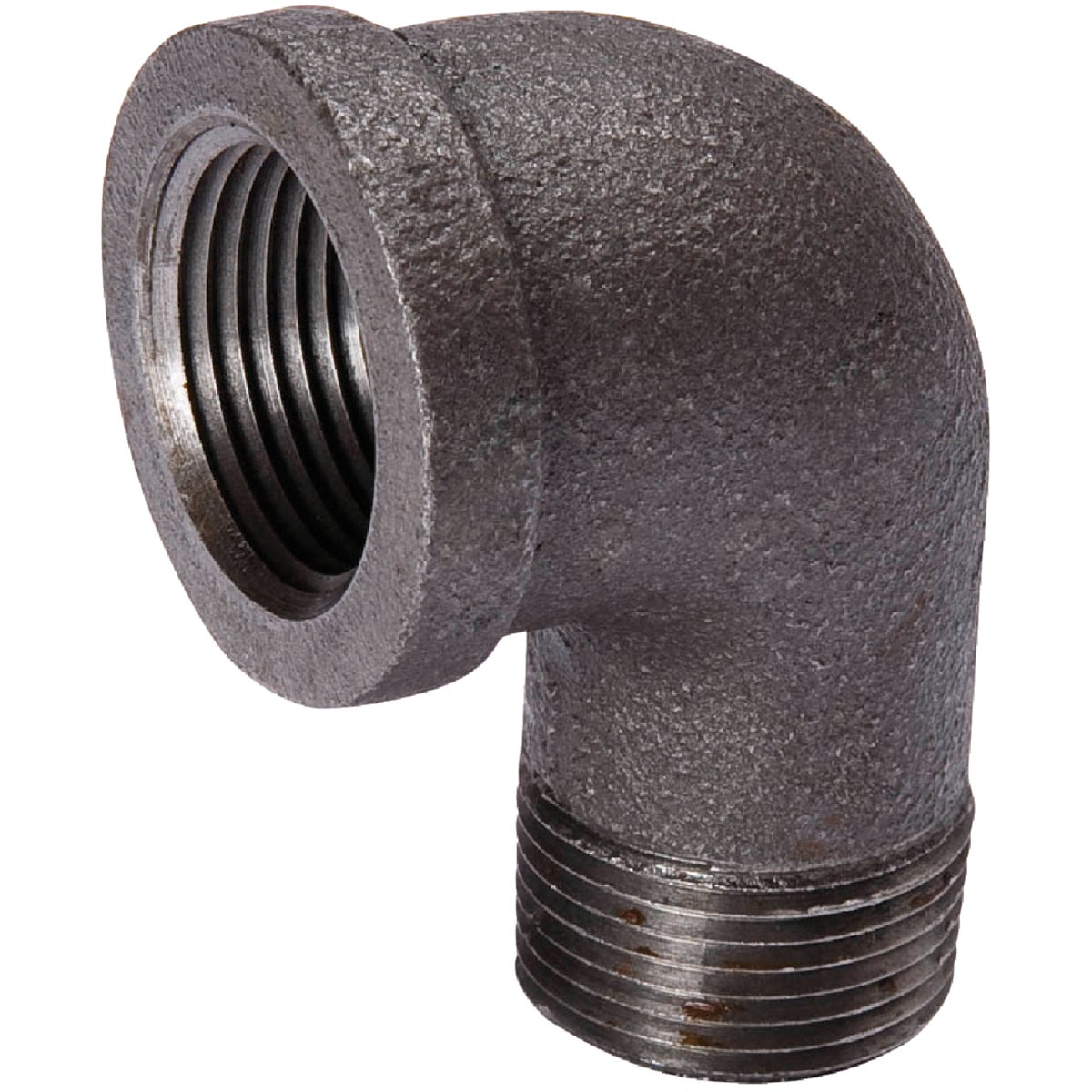 Southland 1 In. 90 Deg. Street Malleable Black Iron Elbow (1/4 Bend) Image 1
