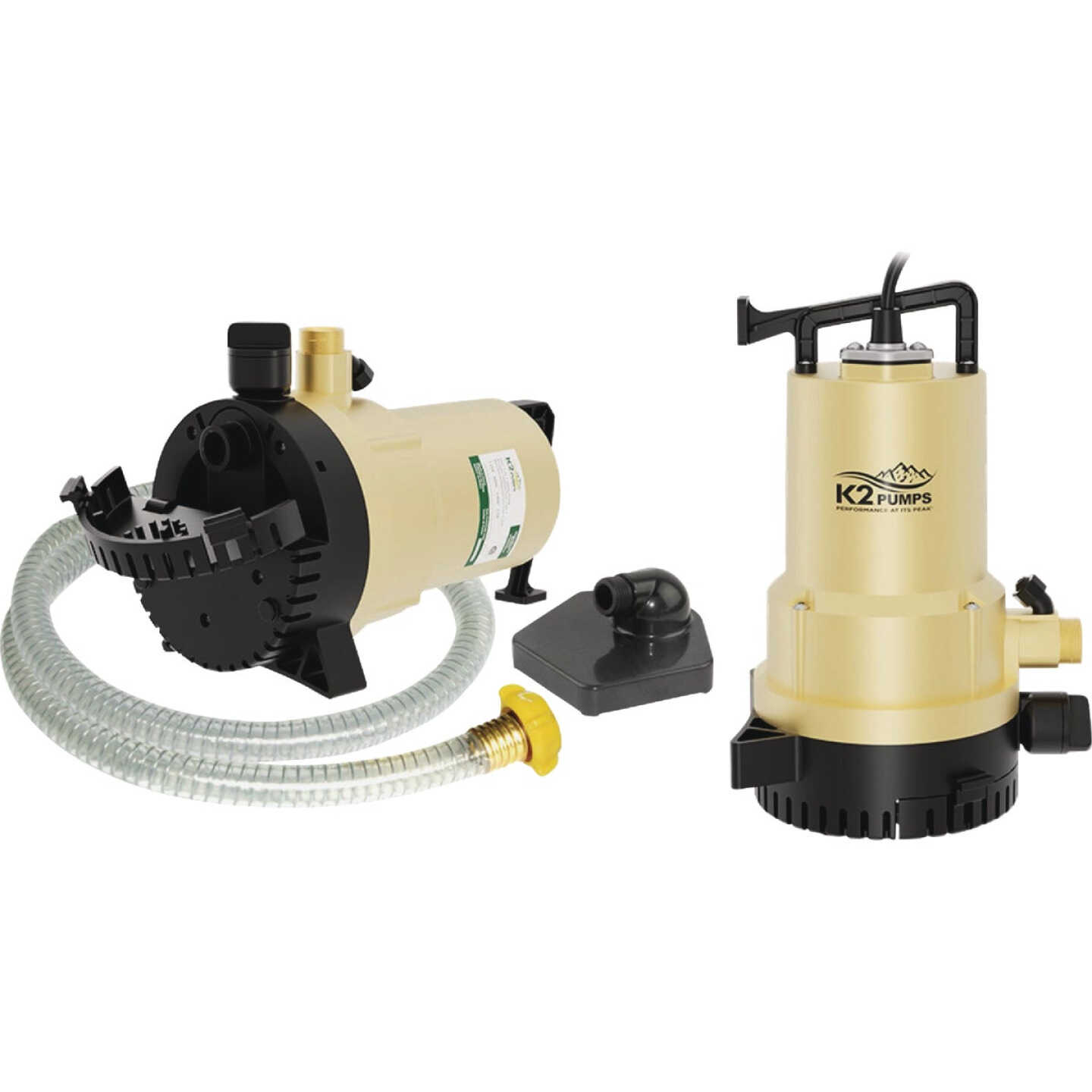 K2 1/4 HP 2-In-1 Submersible Utility & Transfer Pump Image 1