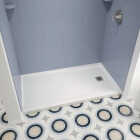 Bootz ShowerCast 6030 60 In. W. x 30 In. D. Left Drain Shower Floor in White Image 3