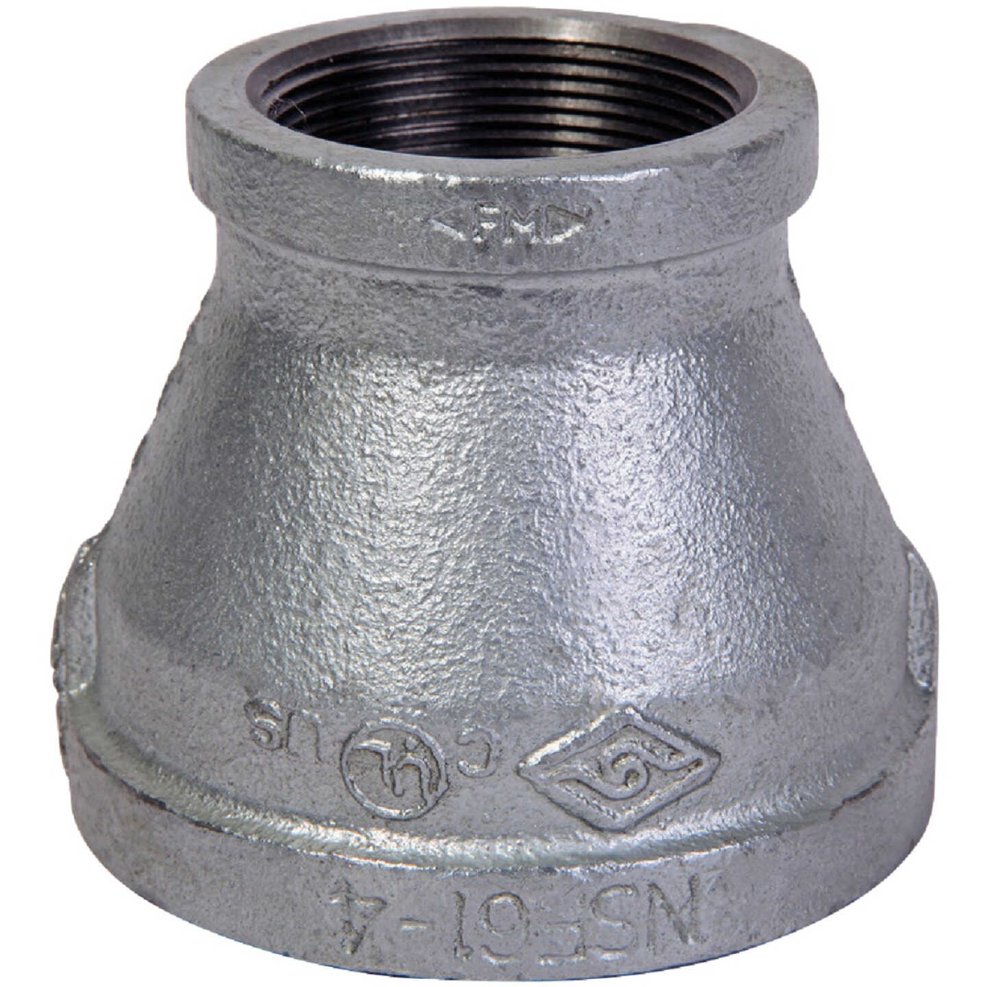 Southland 2 In. x 1 In. FPT Reducing Galvanized Coupling Image 1