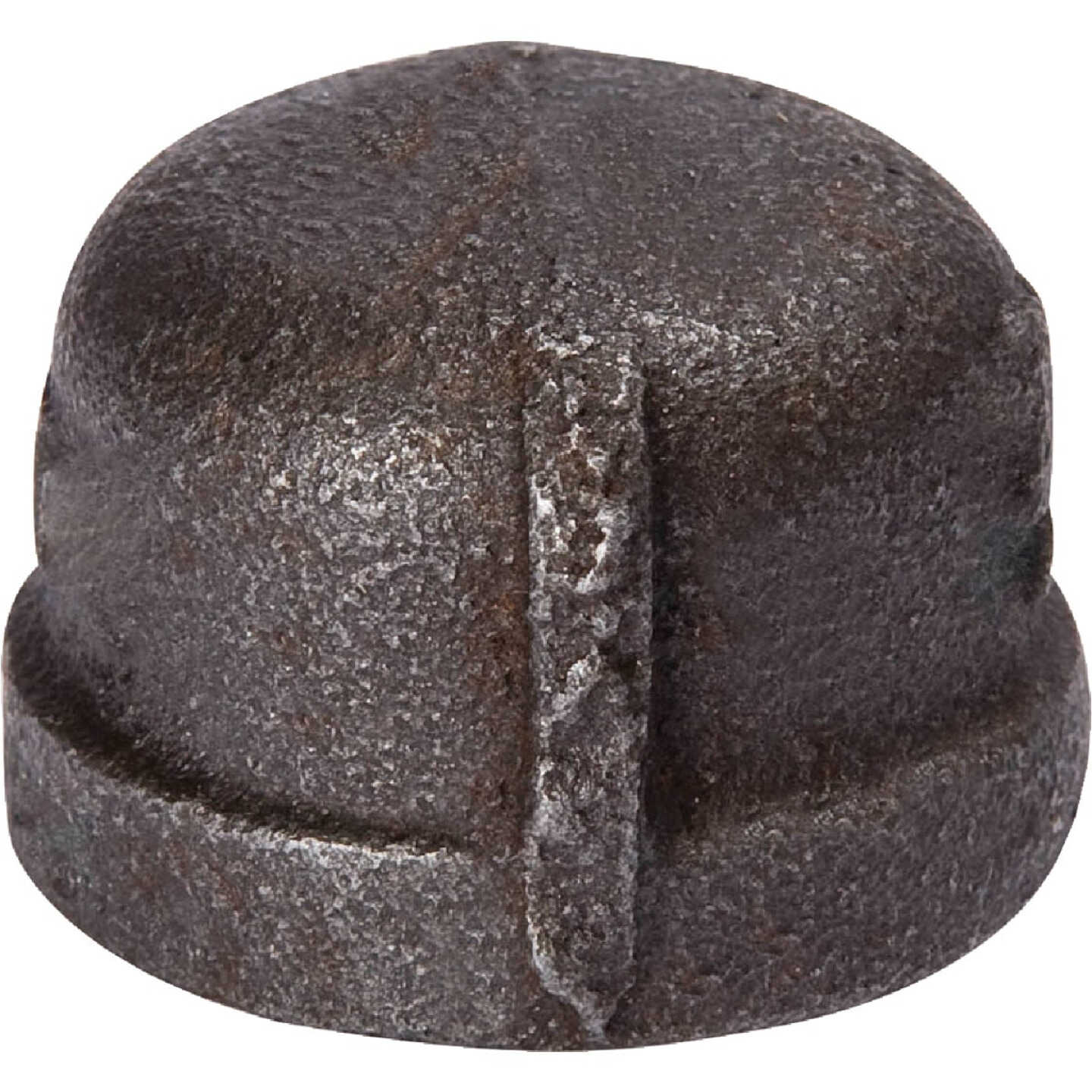 B&K 1/8 In. FIP Black Iron Cap Image 1