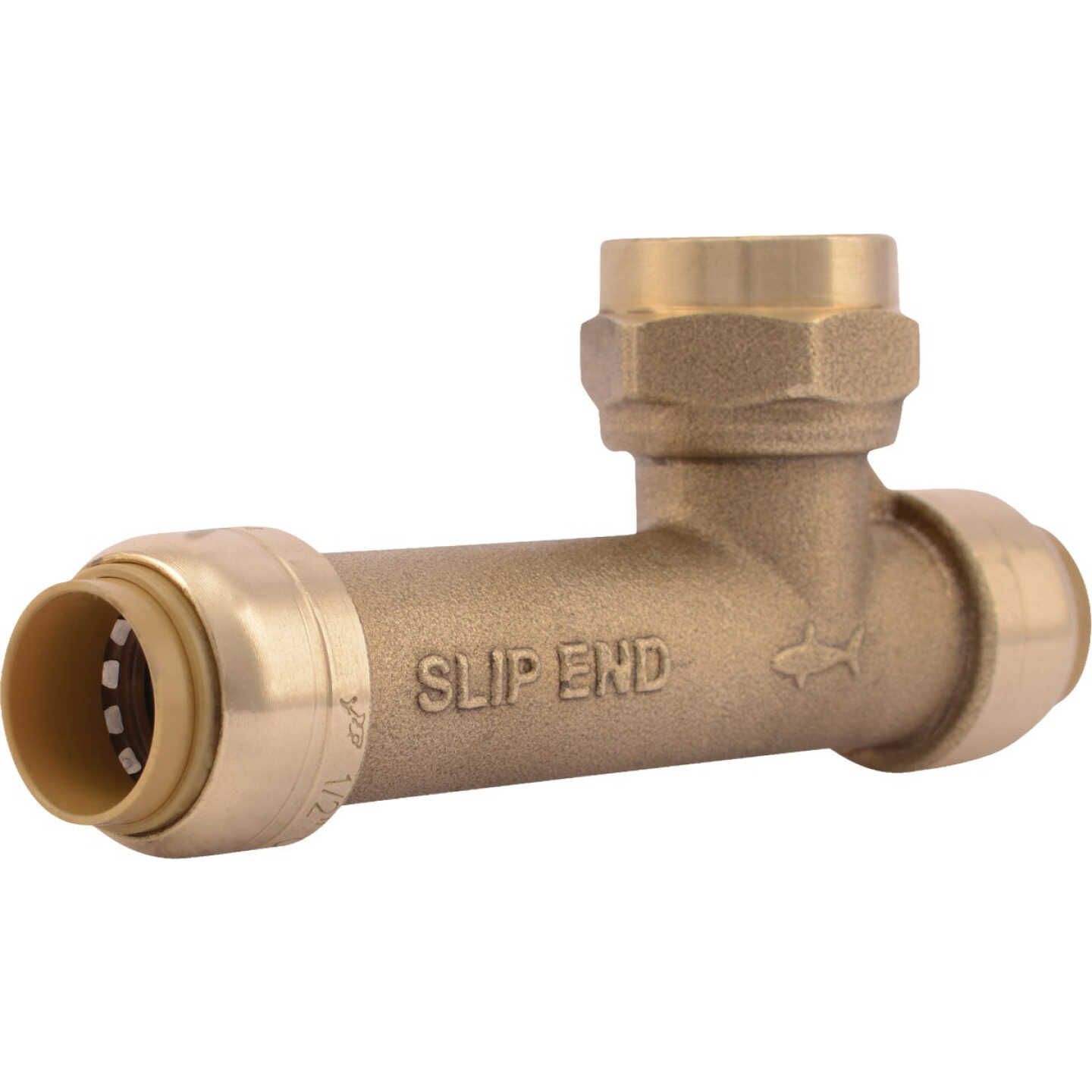SharkBite 1/2 in. Push-to-Connect x 1/2 In. Push-to-Connect x 1/2 In. FNPT Expansion Tank Slip Tee Image 1