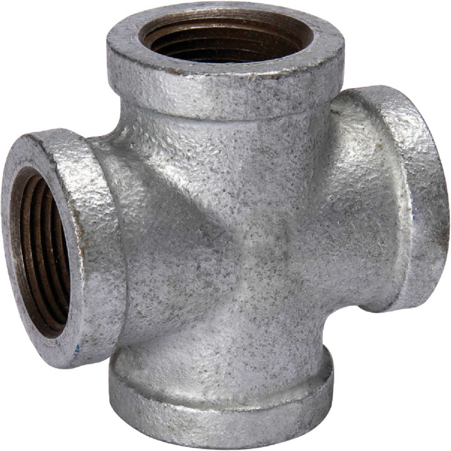 Southland 1 In. Malleable Iron Galvanized Pipe Cross Image 1