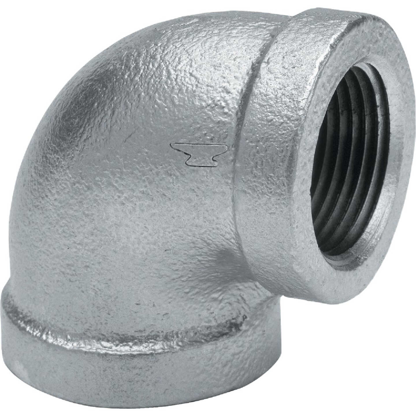 Anvil 1/2 In. 90 Deg. Galvanized Elbow (1/4 Bend) Image 1
