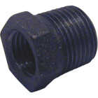 B&K 1/2 In. x 3/8 In. Hexagon Black Iron Bushing Image 1