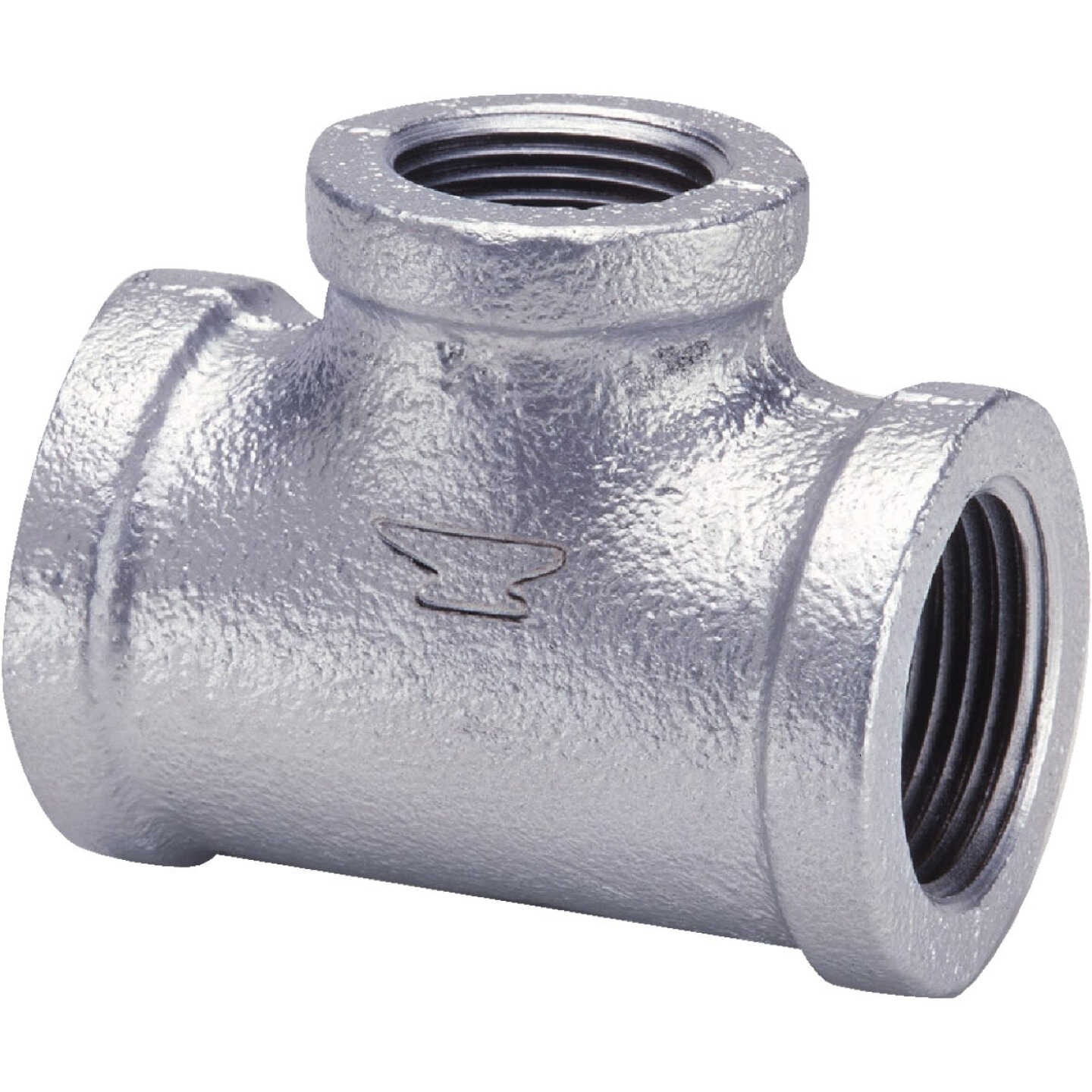 Anvil 1/4 In. Malleable Iron Galvanized Tee Image 1