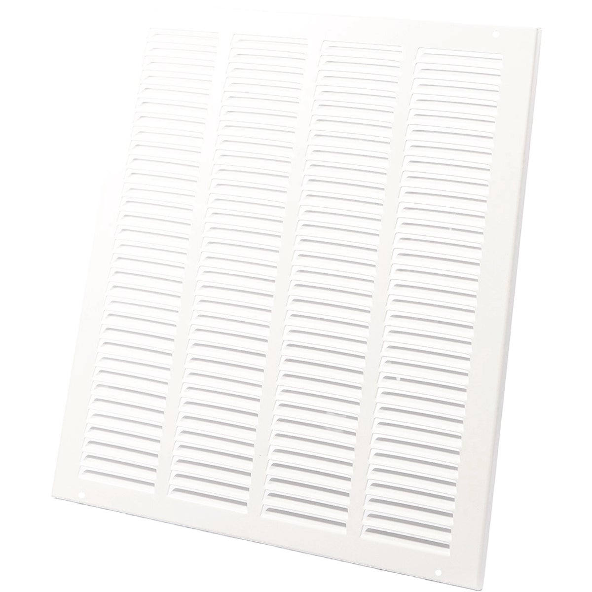 American Metal AmeriFlow 20 In. x 20 In. White Steel Return Air Grille