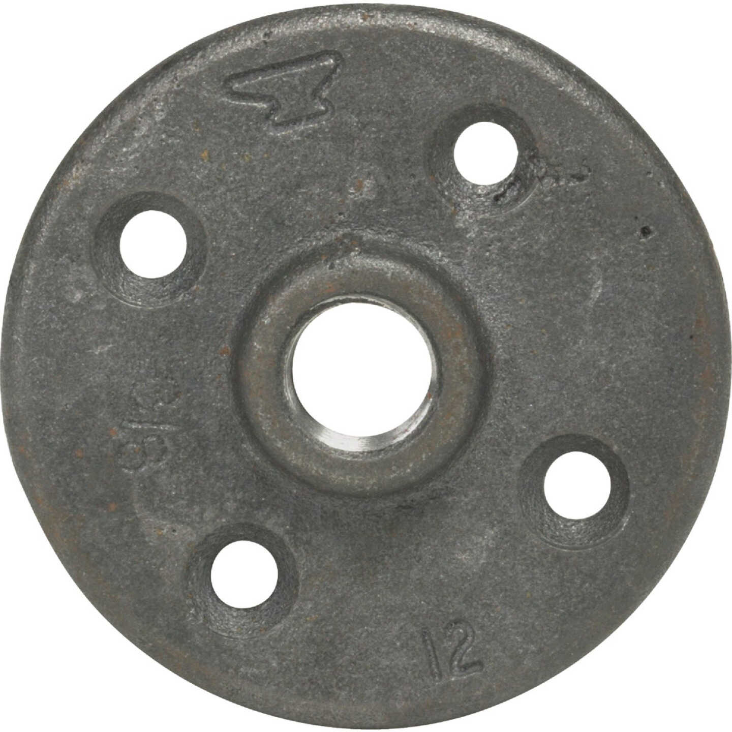 Anvil 3/8 In. x 2-1/2 In. Black Iron Floor Flange Image 1