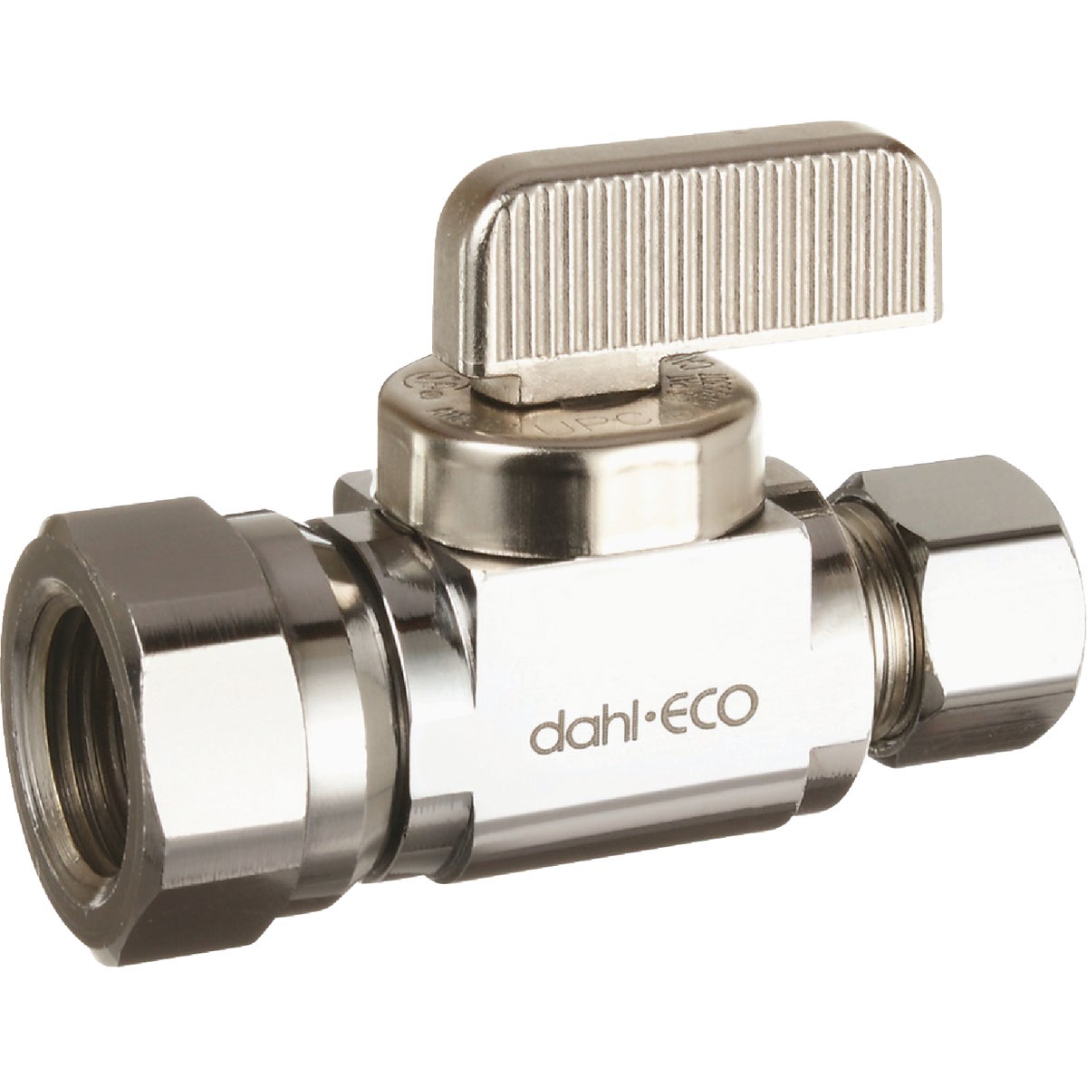 dahl 3/8 In. FIP x 3/8 In. OD Comp Straight Plated Supply Stop