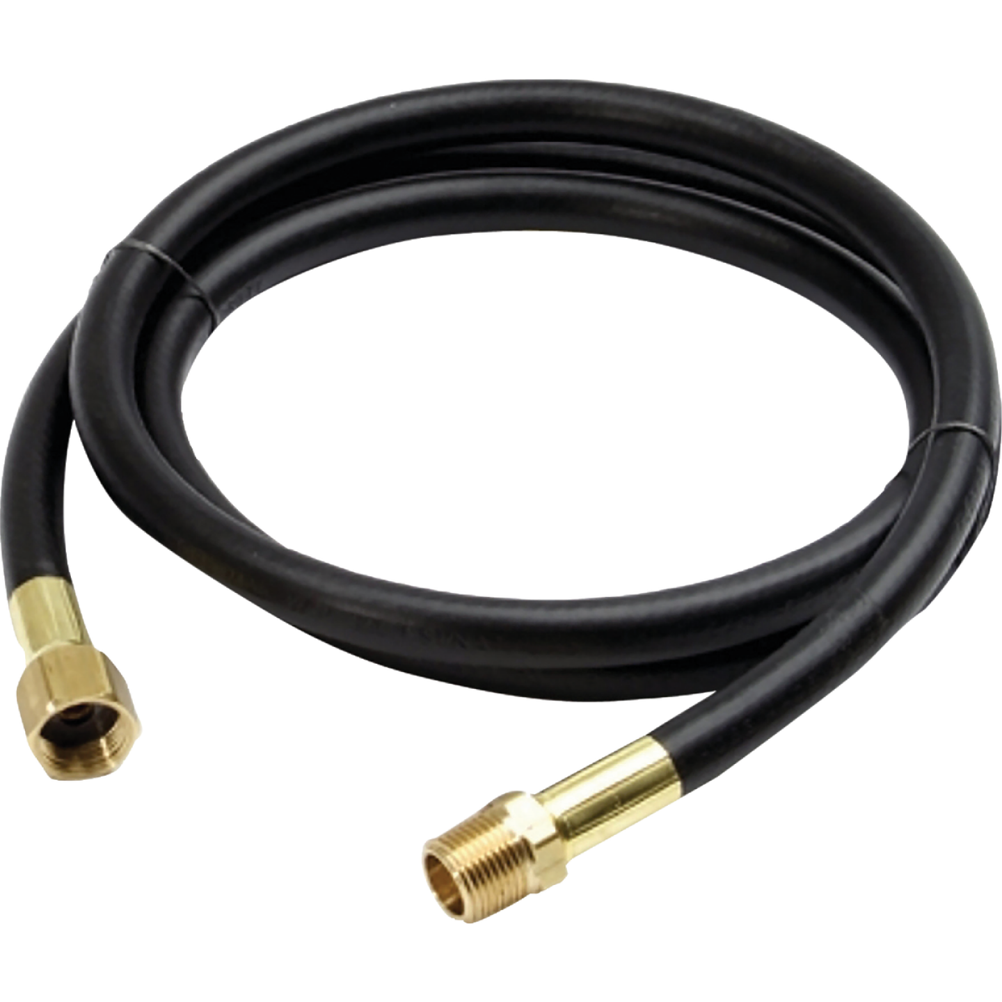 MR. HEATER 5 Ft. x 3/8 In. FPT x 3/8 In. MPT Low Pressure to Low Pressure LP Hose Assembly Image 1