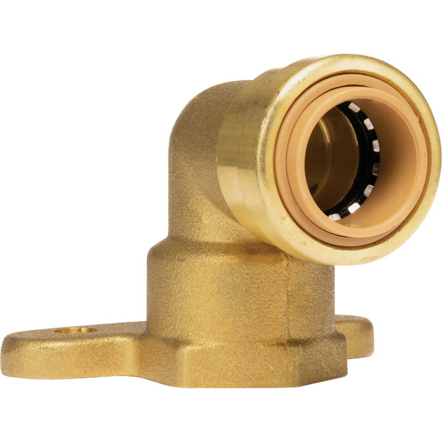 QuickFitting 1/2 In. Push-to-Connect x 1/2 In. FNPT Brass 90 Deg Hy-Ear Elbow Image 1