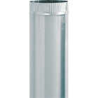 Imperial 26 Ga. 8 In. x 24 In. Galvanized Furnace Pipe Image 1