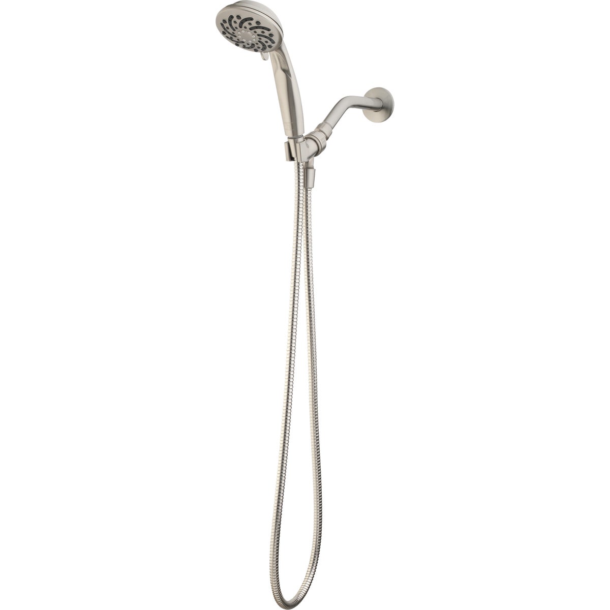 AquaVista Serene 6-Setting 3.5 In. Handheld Showerhead in Brushed Nickel Image 1