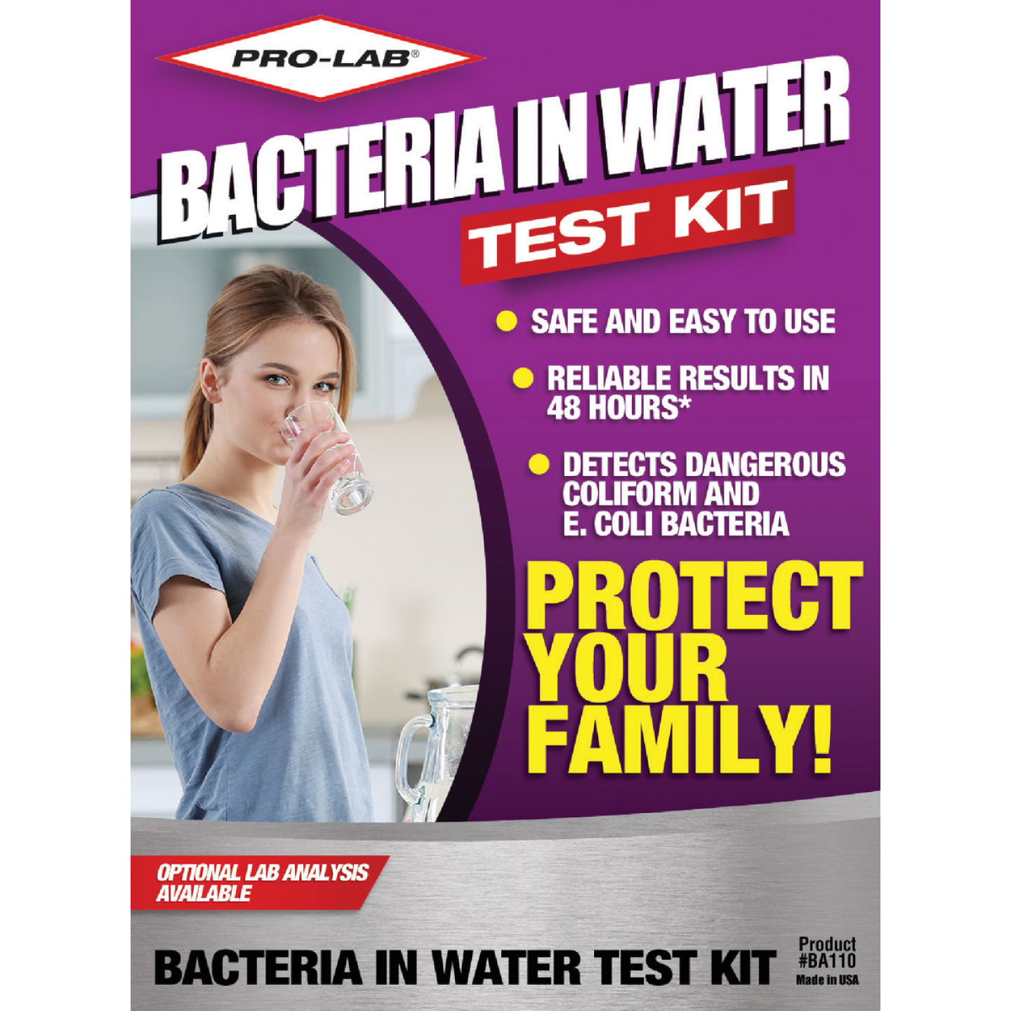 Pro Lab Water Bacteria Test Kit Image 1