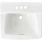 Common Goods Grove White Square Bathroom Sink Image 4