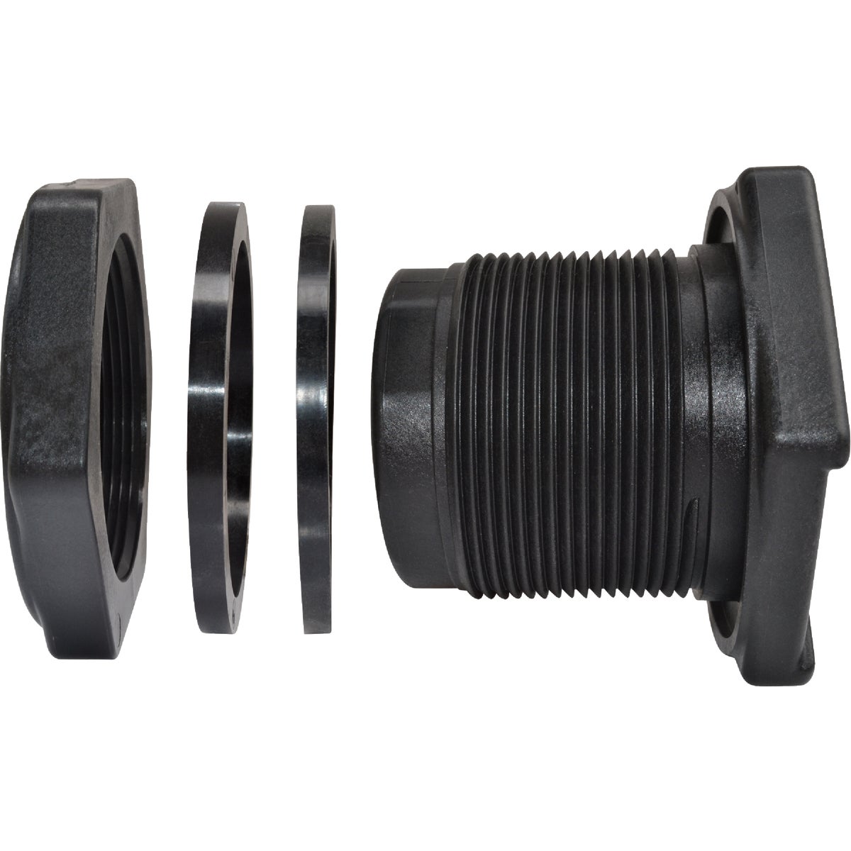 Abbott 1 In. Polypropylene Bulkhead Fitting Image 2