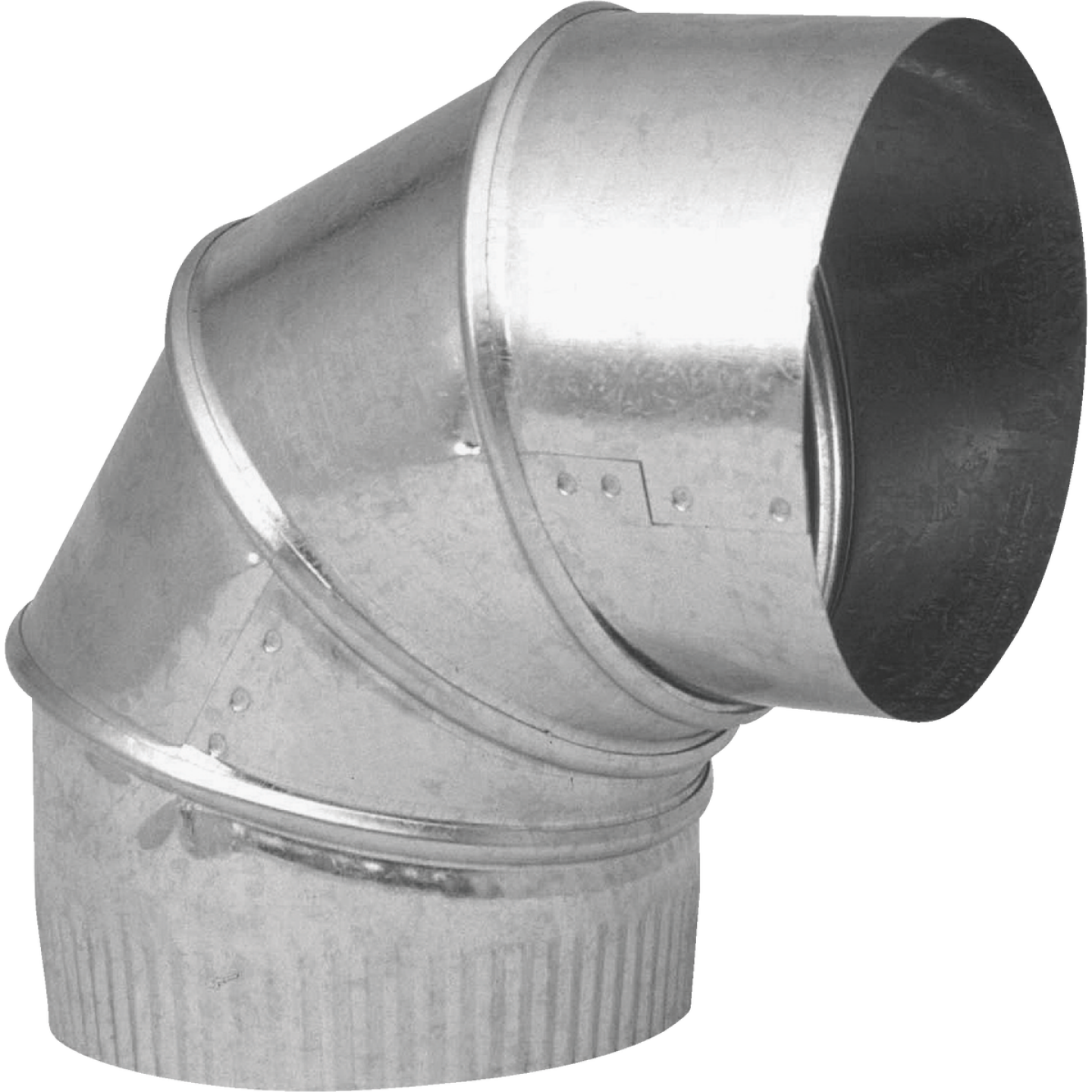 Imperial 28 Ga. 4 In. Galvanized Adjustable Elbow Image 1